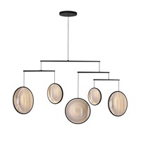 DCW Éditions 5-lichts hanglamp Focus x5 met geïntegreerde LED