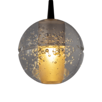 6-lichts hanglamp Bubbles met geintegreerde LED - L 130 cm x B 25 cm