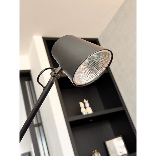 Highlight 3-staps dimbare vloerlamp Metallic met geïntegreerde LED