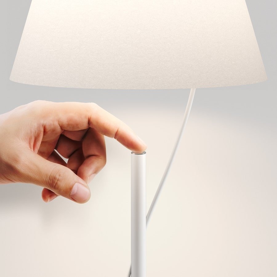 Dimbare vloerlamp Hover met geïntegreerde LED