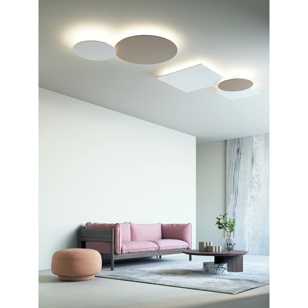 Lodes Dimbare wand-plafondlamp Puzzle Mega Square Large met geïntegreerde LED