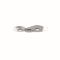 Lodes Dimbare 2-lichts plafondlamp Bugia Double met geïntegreerd LED