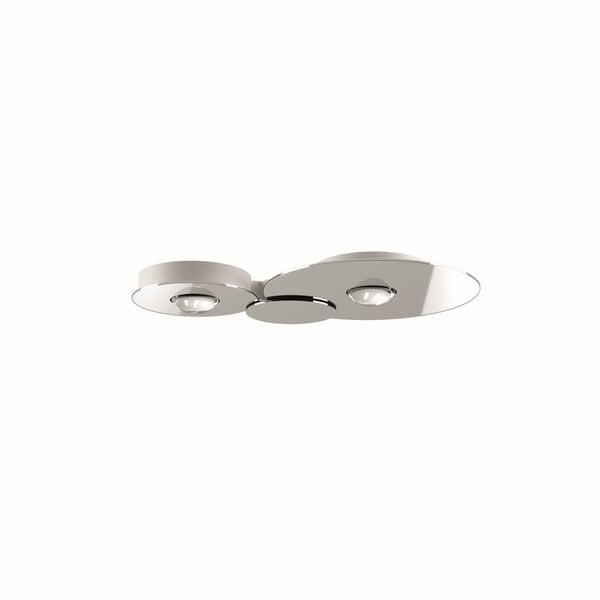 Lodes Dimbare 2-lichts plafondlamp Bugia Double met geïntegreerd LED