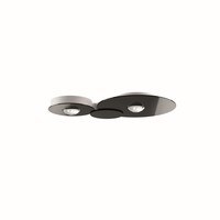 Lodes Dimbare 2-lichts plafondlamp Bugia Double met geïntegreerd LED