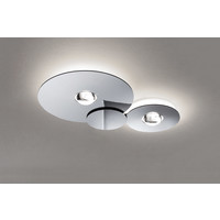 Lodes Dimbare 2-lichts plafondlamp Bugia Double met geïntegreerd LED