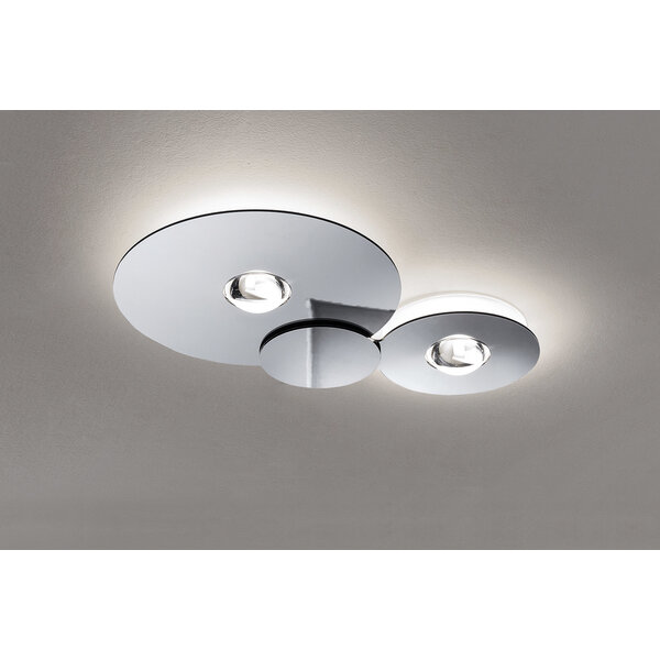 Lodes Dimbare 2-lichts plafondlamp Bugia Double met geïntegreerd LED