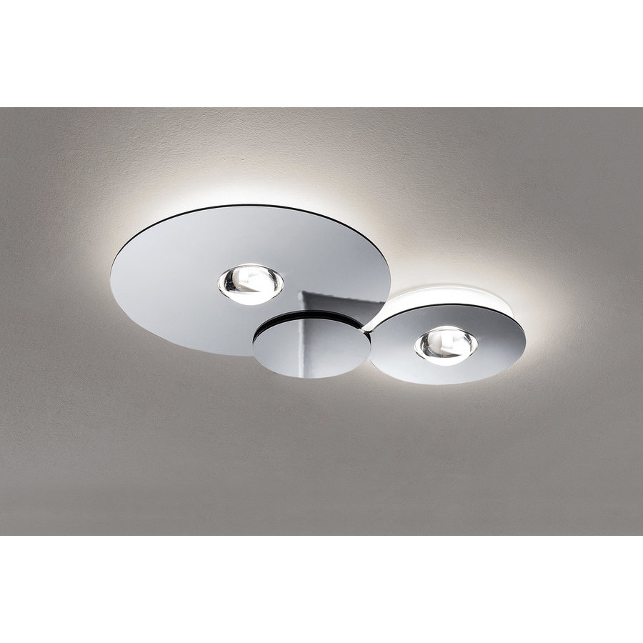 Dimbare plafondlamp Bugia Double met geïntegreerd LED