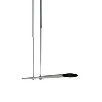 In hoogte verstelbare en dimbare hanglamp Let D met geïntegreerde LED - Lengte 120 cm