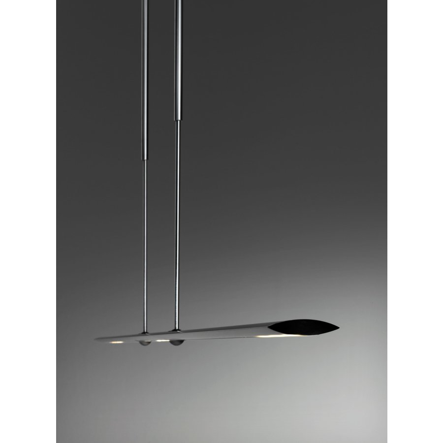 In hoogte verstelbare en dimbare hanglamp Let D met geïntegreerde LED - Lengte 120 cm