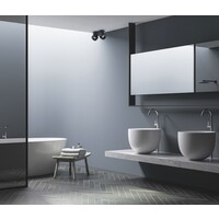 Antidark Kantelbare, draaibare én dimbare 2-lichts opbouwspot Easy W2100 met geïntegreerde LED