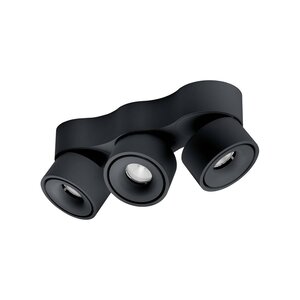 Antidark Kantelbare, draaibare én dimbare 3-lichts opbouwspot Easy W3100 met geïntegreerde LED