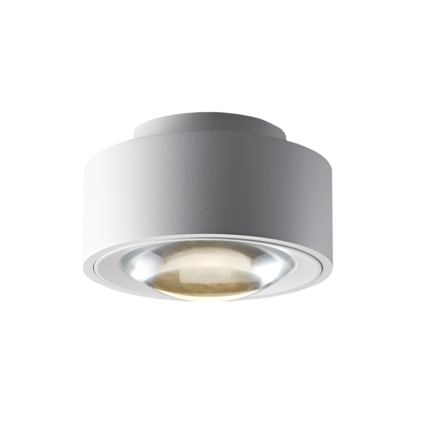 Antidark Kantelbare, draaibare én 'dim to warm' dimbare 1-lichts opbouwspot Easy Lens W120 met geïntegreerde LED