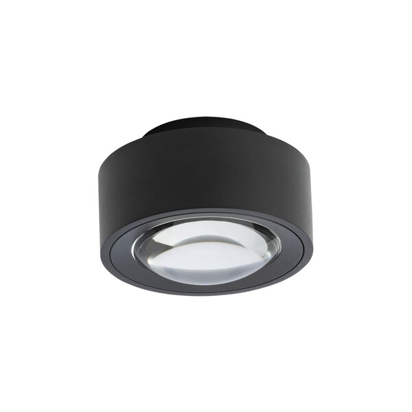 Antidark Kantelbare, draaibare én 'dim to warm' dimbare 1-lichts opbouwspot Easy Lens W120 met geïntegreerde LED