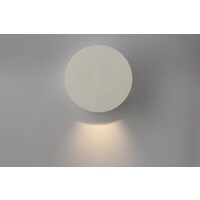 Kantelbare én dimbare wandlamp Dot W120 met geïntegreerde LED