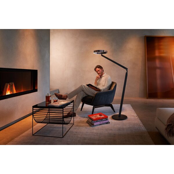 Dimbare vloerlamp Gioia Lettura met geïntegreerde LED Occhio Dimbare vloerlamp Gioia Lettura met geïntegreerde LED