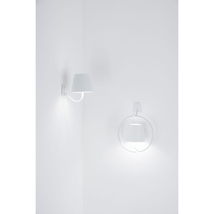 Dimbare en oplaadbare wandlamp Poldina met geïntegreerde LED