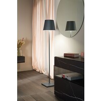Dimbare, draagbare en oplaadbare tafel- vloerlamp Poldina XXL met geïntegreerde LED