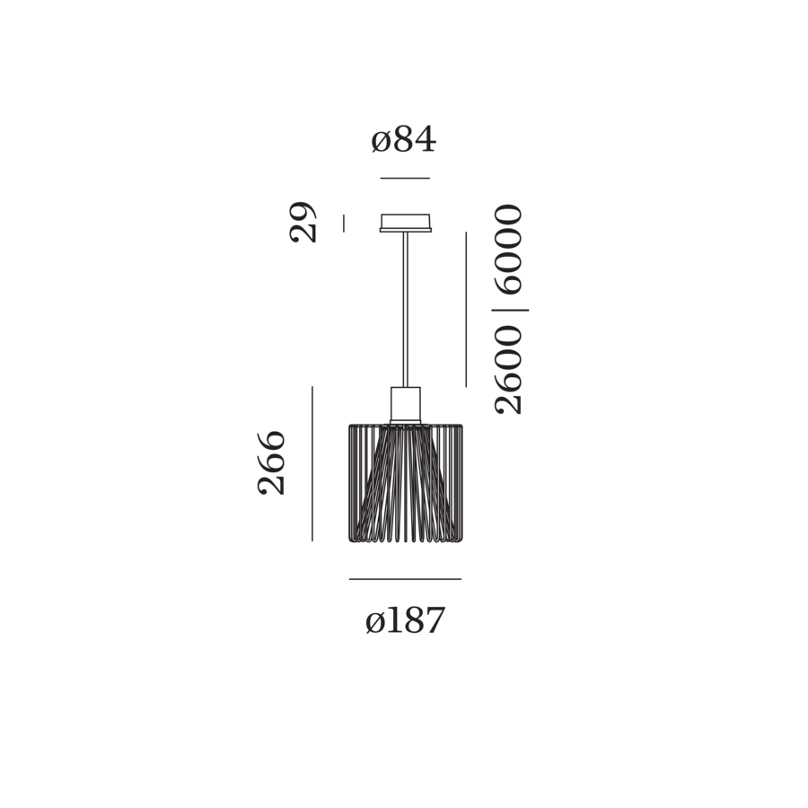 Hanglamp Wiro 1.8