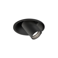 'Dim to Warm' dimbare, kantelbare én draaibare inbouwspot Bliek Round Petit 1.0 met geïntegreerde LED