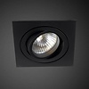 Onok Lighting Vierkante, kantelbare én draaibare inbouwspot 192.1 met een GU10-fitting (230 V)