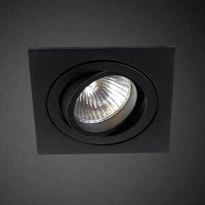 Onok Lighting Vierkante, kantelbare én draaibare inbouwspot 192.1 met een GU10-fitting (230 V)