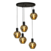 Masterlight 5-lichts hanglamp Bounty smoke fumé | Ø 35 cm