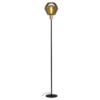 Masterlight 1-lichts vloerlamp Bounty smoke fumé - H 135 cm