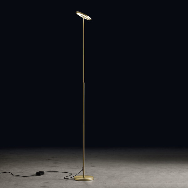Holtkötter 'Dim to Warm' dimbare, kantelbare en in hoogte verstelbare vloerlamp Supernova S met geïntegreerde LED