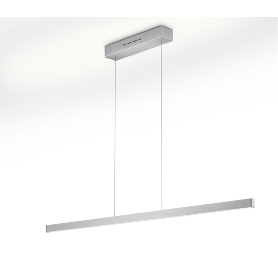 In hoogte verstelbare en (Dim to Warm) dimbare hanglamp Linda met geïntegreerde LED - Lengte 152 cm