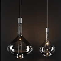 Dimbare hanglamp Sky-Fall Medium met geïntegreerde LED - showroom model