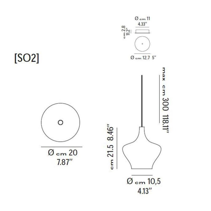 Dimbare hanglamp Nostalgia Medium met geïntegreerde LED - Rose SHOWROOM MODEL