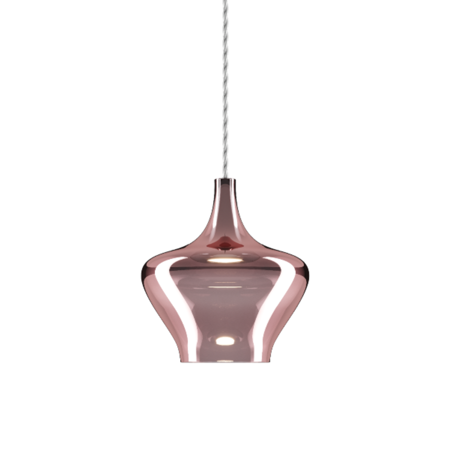 Dimbare hanglamp Nostalgia Medium met geïntegreerde LED - Rose SHOWROOM MODEL