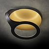 Holtkötter 'Dim to Warm' dimbare plafondlamp Supernova DL met geïntegreerde LED Zwart/goud | Showroommodel