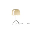 Foscarini Tafellamp Lumiere Small met een warm witte lampenkap