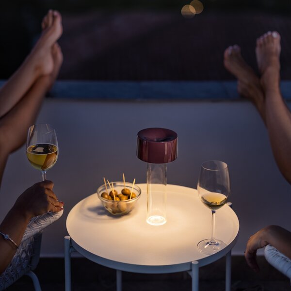 Foscarini 3-staps dimbare en oplaadbare tafellamp Fleur met geïntegreerde LED