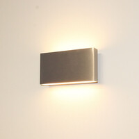 Dimbare in- en outdoor wandlamp Box met geïntegreerde LED