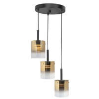 Dimbare 3-lichts hanglamp Salerno met geïntegreerde LED