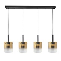 Dimbare 4-lichts hanglamp Salerno met geïntegreerde LED