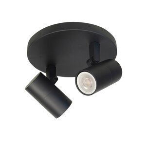 Highlight Kantelbare én draaibare 2-lichts opbouwspot Piccolo