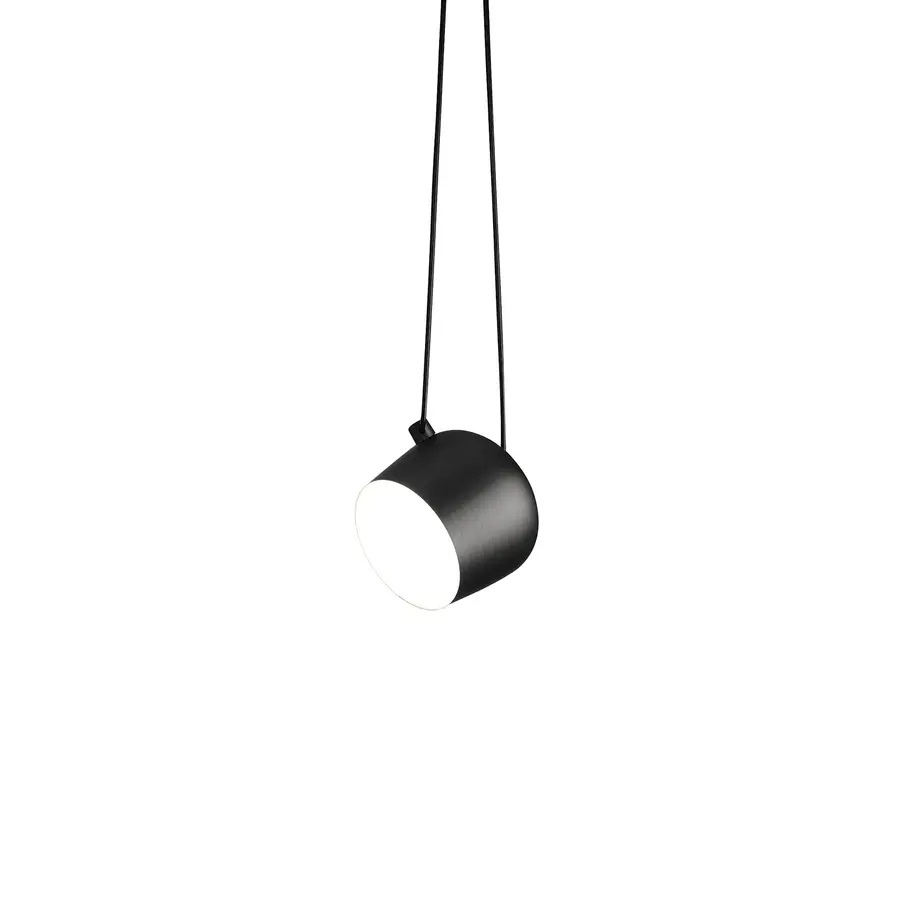 Dimbare hanglamp Aim met geïntegreerde LED | Zwart