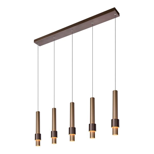 Lucide Dimbare 5-lichts hanglamp Margary met geïntegreerde LED