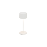 Dimbare, draagbare en oplaadbare tafellamp Olivia Micro met geïntegreerde LED