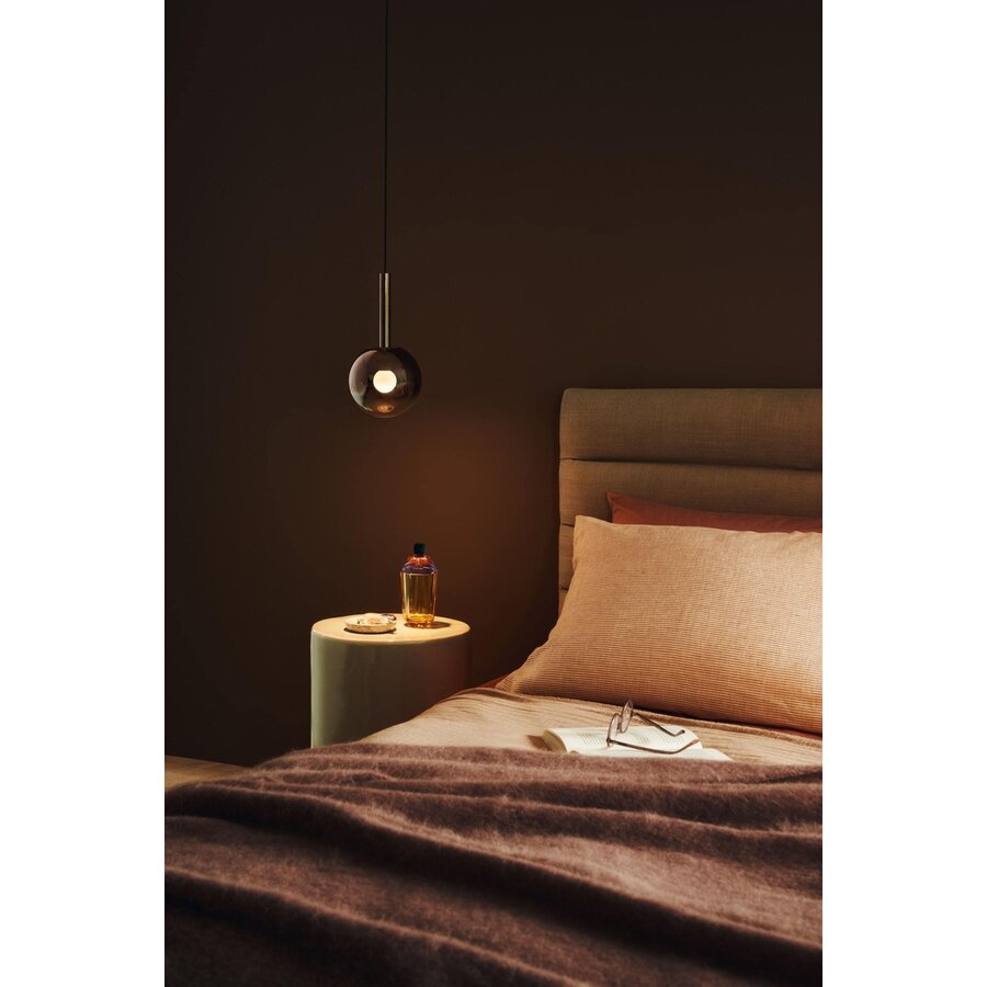 Dimbare 1-lichts hanglamp Luna Sospeso met geïntegreerde LED