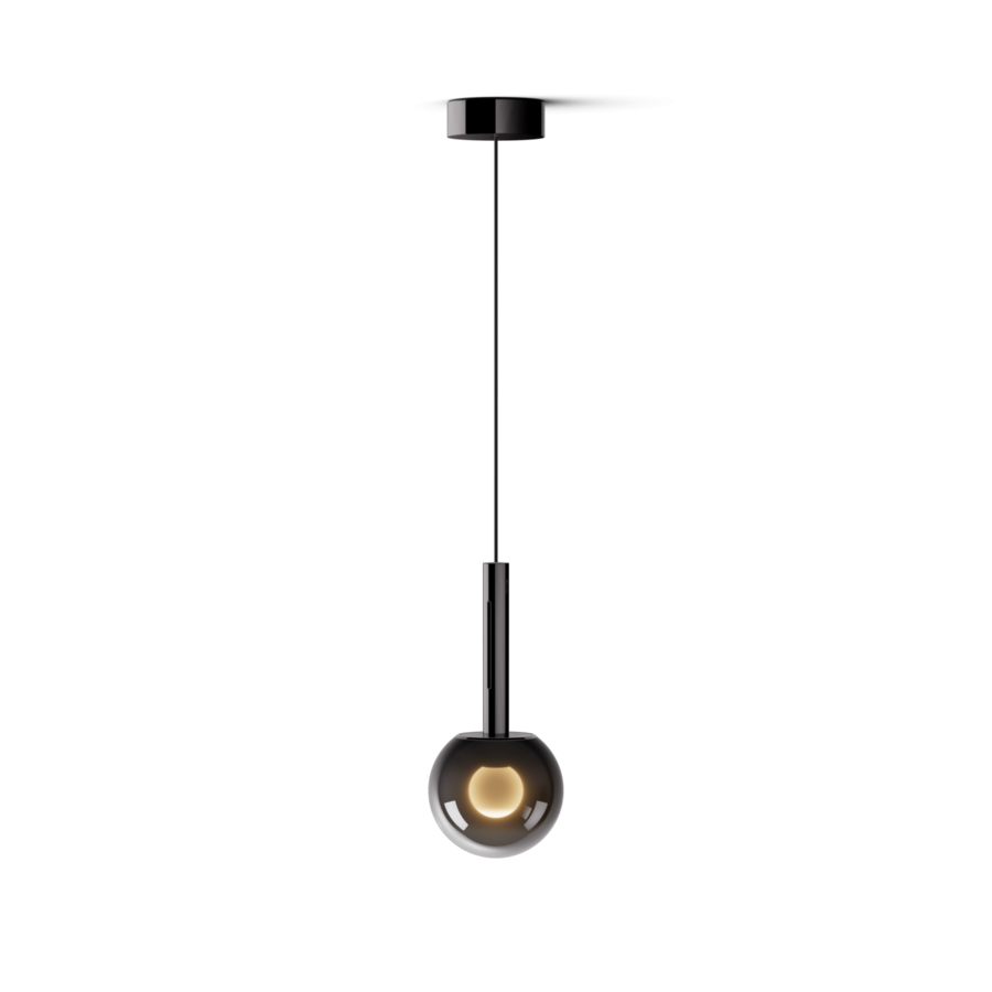 Dimbare 1-lichts hanglamp Luna Sospeso met geïntegreerde LED