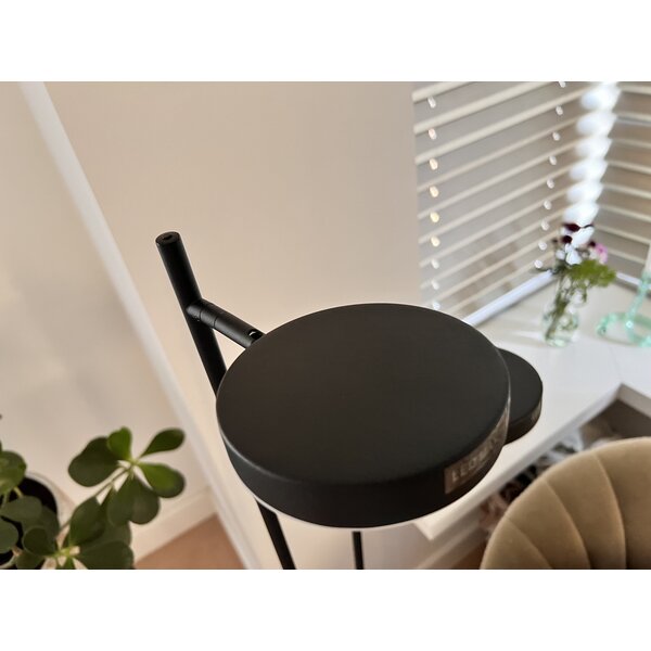 Highlight Oplaadbare én dimbare 2-lichts vloerlamp Round Move met geïntegreerde LED