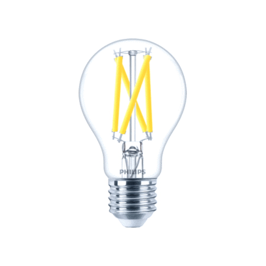 'Dim to Warm' dimbare E27 LED-lichtbron, maximaal 5,9 Watt