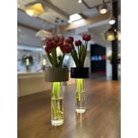 Foscarini 3-staps dimbare en oplaadbare tafellamp Fleur met geïntegreerde LED