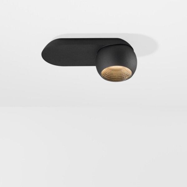 Modular Dimbare, draaibare en kantelbare 1-lichts opbouwspot Marbul met geïntegreerde LED | 2700 K