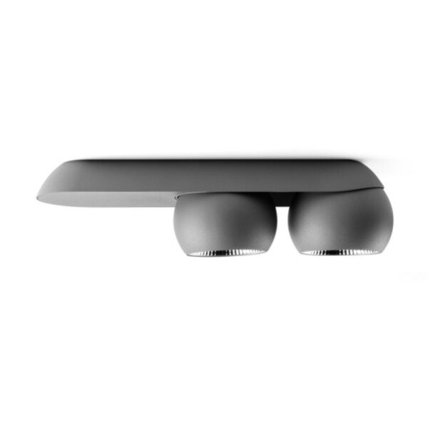 Modular Dimbare, draaibare en kantelbare 2-lichts opbouwspot Marbul met geïntegreerde LED | 2700 K