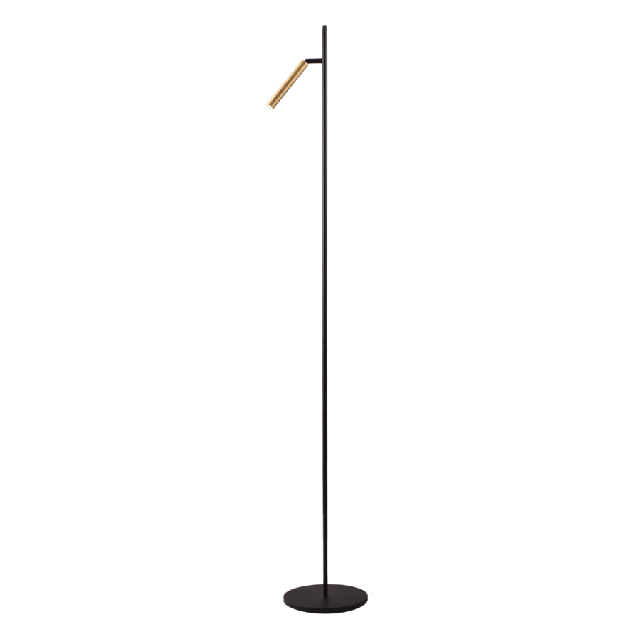 'Dim to Warm' dimbare 1-lichts vloerlamp Flute met geïntegreerde LED